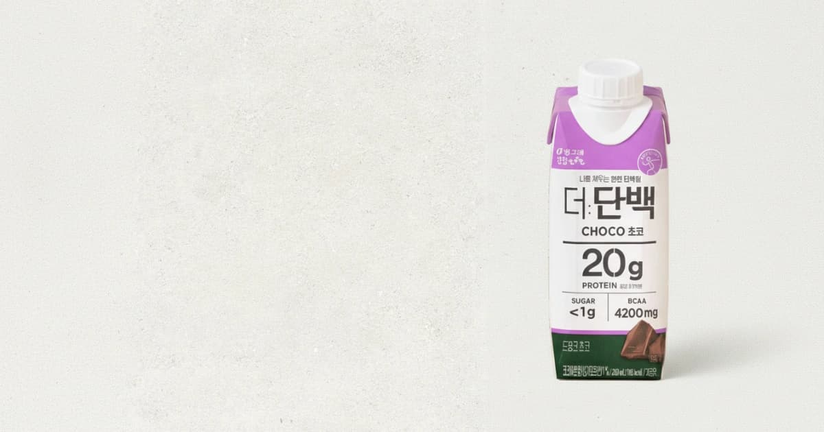 더단백 초코