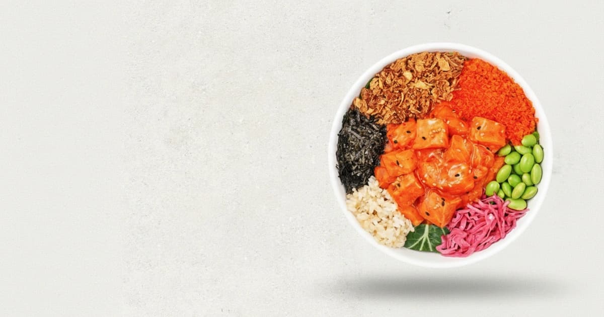 클래식 연어 포케(현미밥)