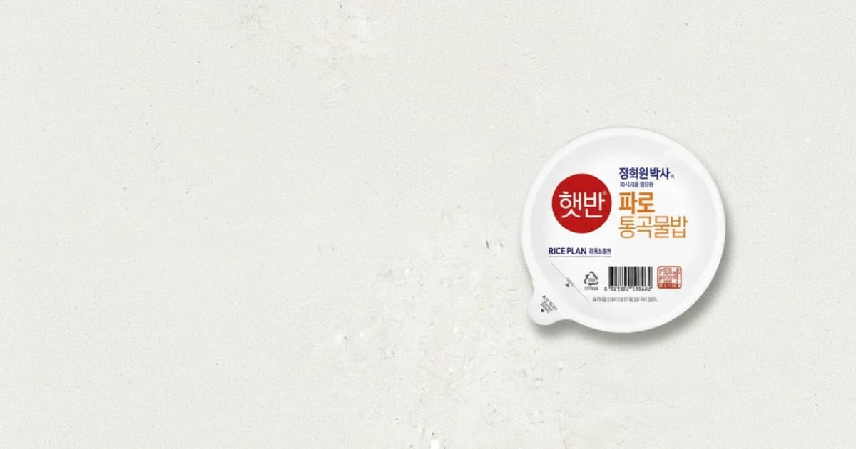 라이스플랜 파로통물곡밥